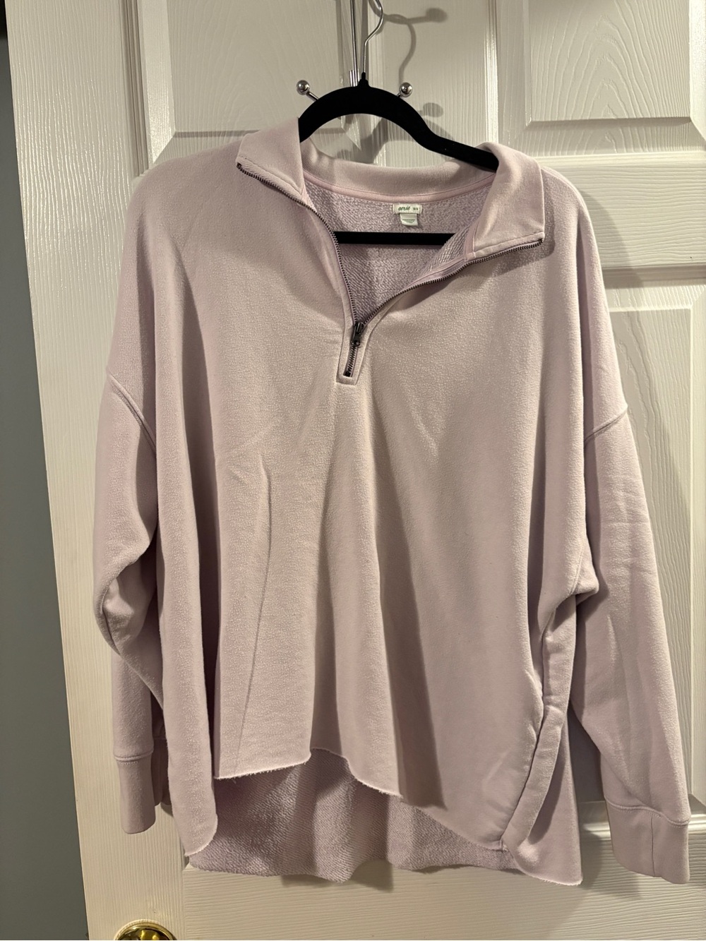 aerie Light Lavender Half-Zip Sweatshirt